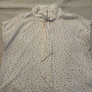 Polka dot blouse